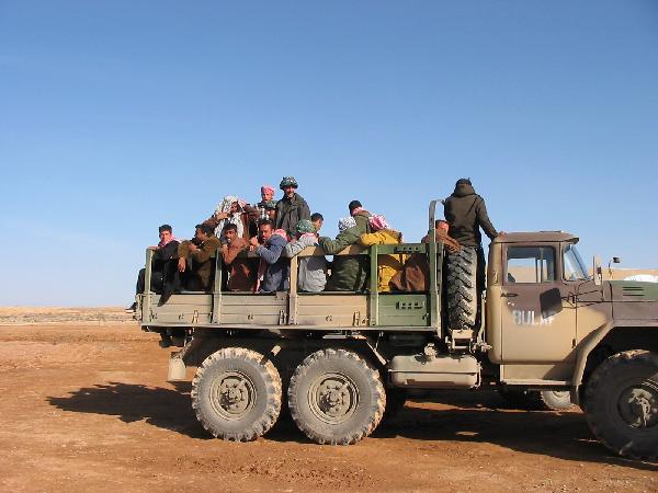 Iraqi guards for the ASP. They had few weapons, little ammunition or transport, and no radios.